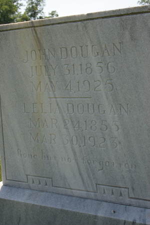 DOUGAN - John Dougan and Lilia Dougan d 1923