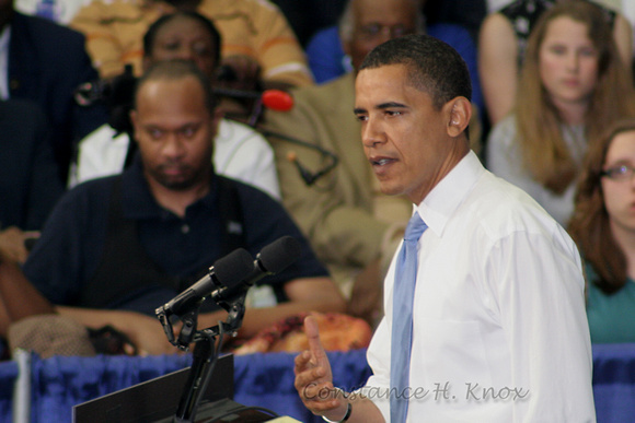 Barack Obama Speaks in Wilmington NC