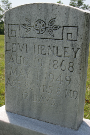 HENLEY - Levi HENLEY d 1949 b 1868