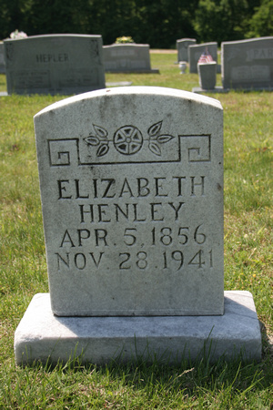 HENLEY - Elizabeth HENLEY b 1856 d 1941