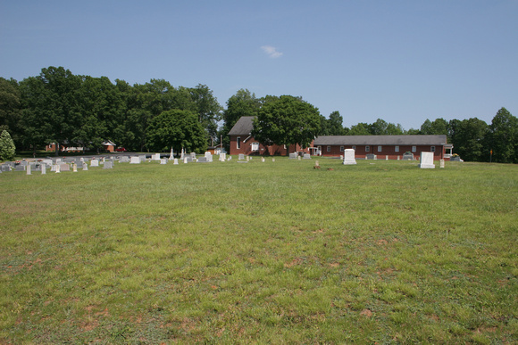 Wide Shot of Back Creek Cemetery
