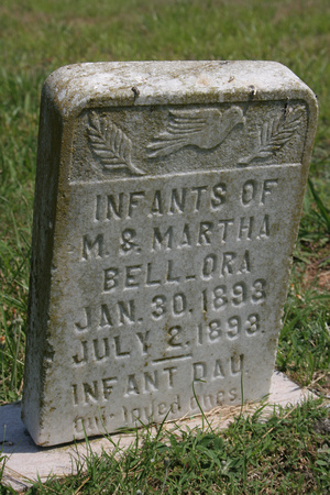 Infants of M & Martha BELL - ORA